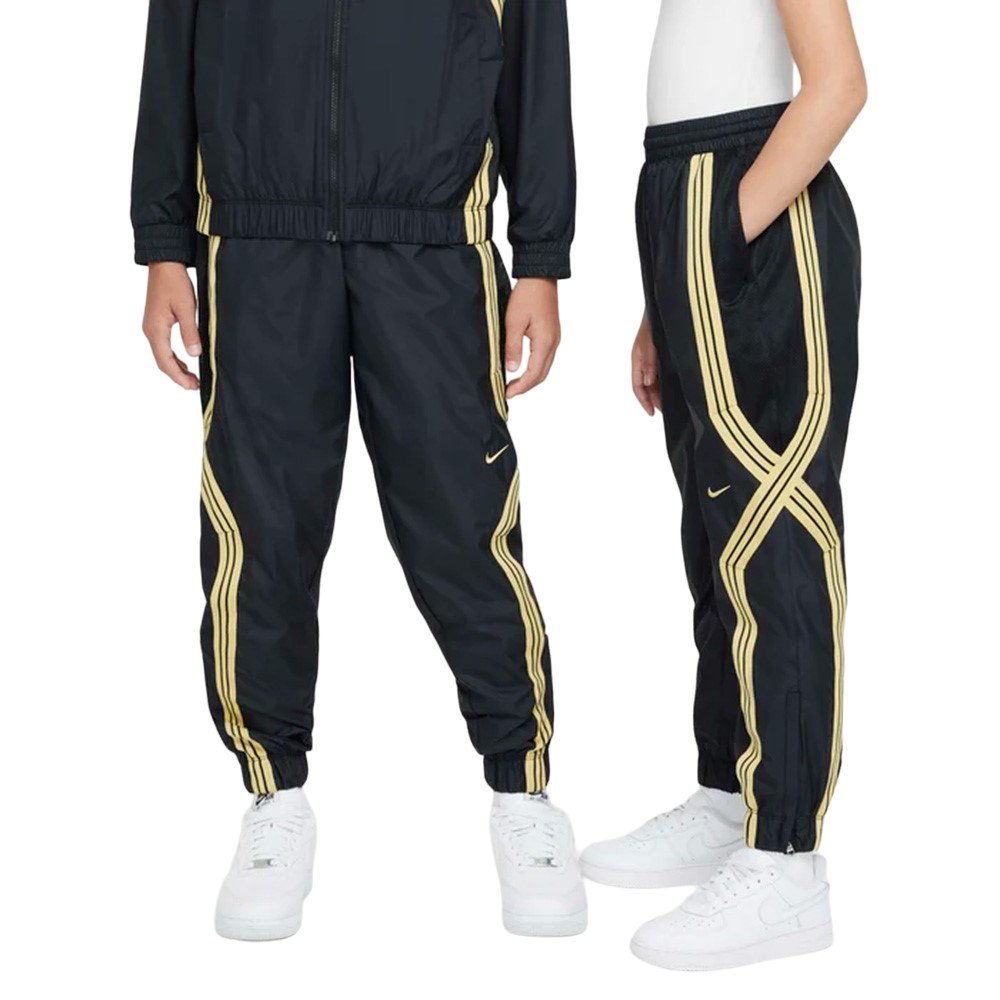 NIKE　00's　nylon pants　XXL　black × gold NIKE 00's nylon pants XXL black × gold