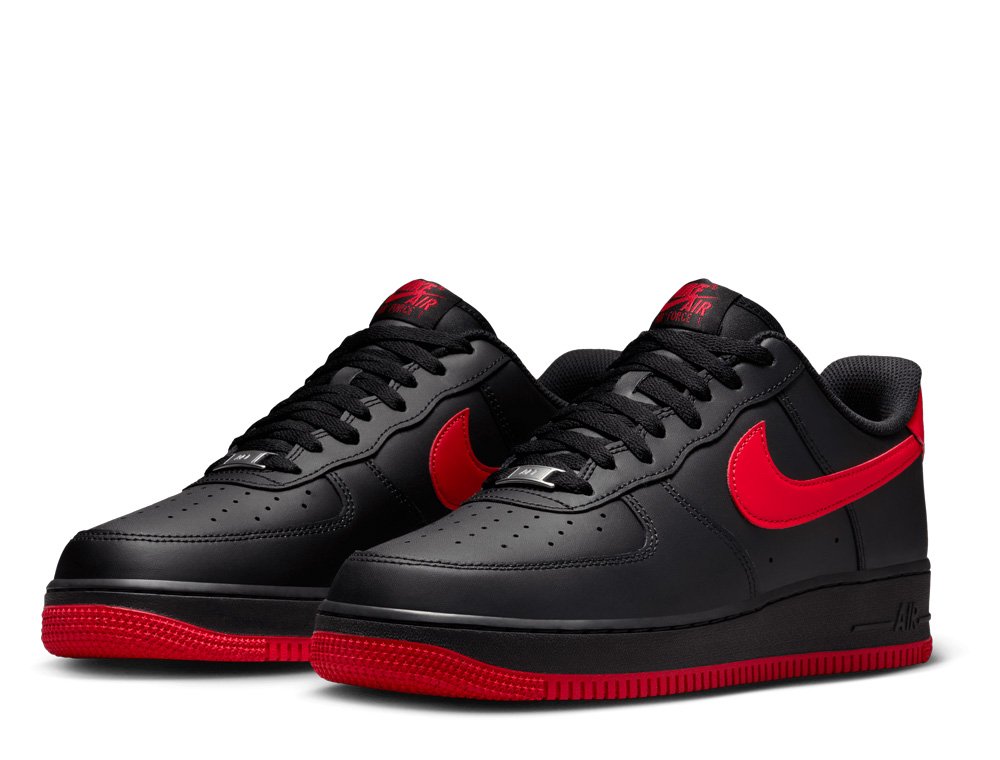 Buty Nike Air Force 1 '07 Black/University Red-Black [FJ4146