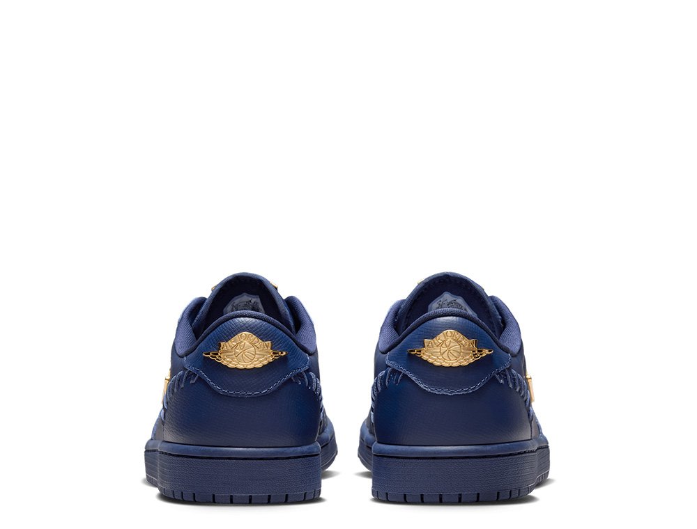 新品Nike Air Jordan 1 Low \"Midnight Navy\" Buty Air Jordan 1 Low Method of Make Midnight Navy/Metallic