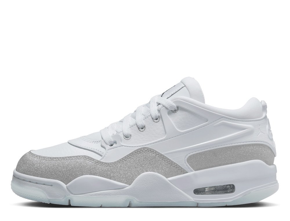 Air Jordan 4 RM White/White-White-Metallic Silver [HQ3441