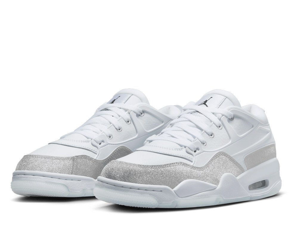 Air Jordan 4 RM White/White-White-Metallic Silver [HQ3441