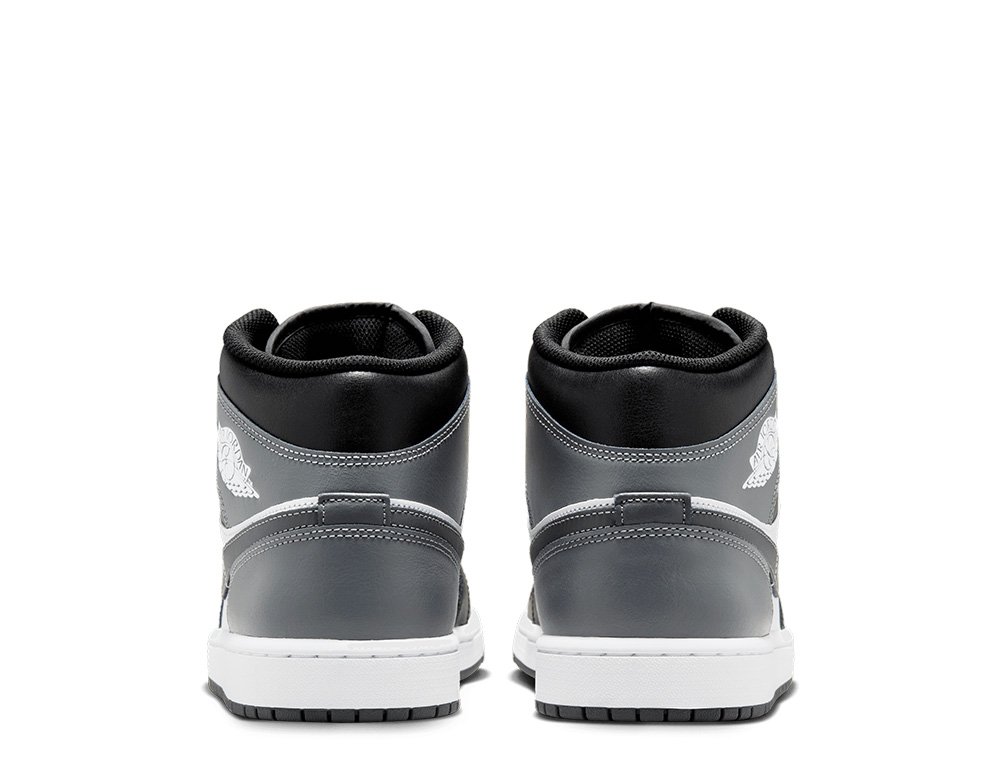 ナイキ AIR JORDAN 1 MID ブラック/グレー/ホワイト 28cm 2024年 10/7 発売】NIKE AIR JORDAN 1 MID “Black/White/Iron