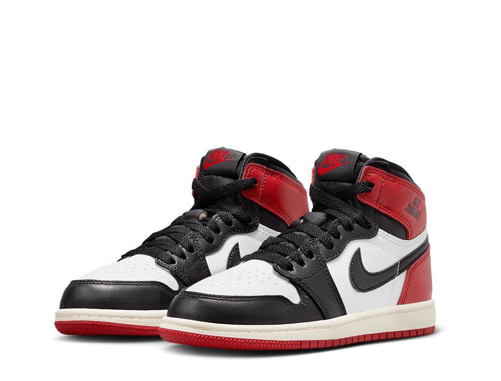 NIKE AIR JORDAN 1 RETORO HIGH OG （PS） Air Jordan 1 Retro High OG 'Black Toe Reimagined' (PS