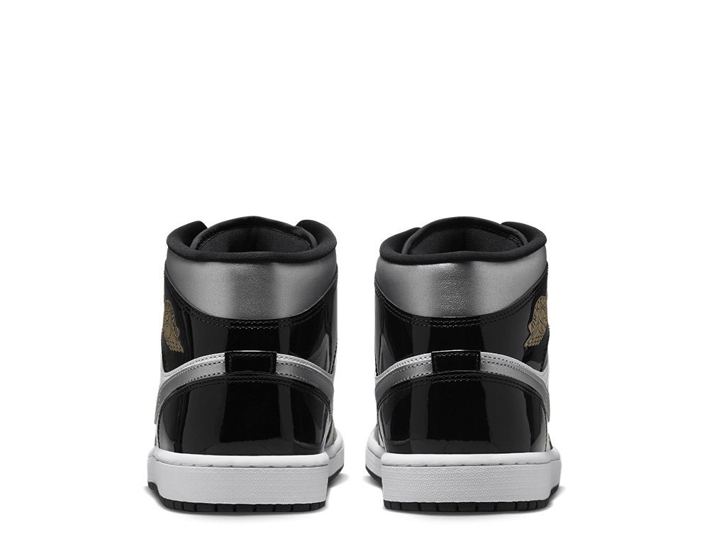 ★Nike★ Air Jordan 1 Mid SE M Black White Varsity Maze HJ66 air-jordan-1-mid-se-hv0789-010