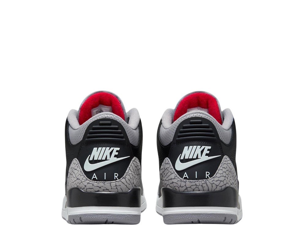 Buty Air Jordan 3 OG Black/Fire Red-Cement Grey-Sail [DN3707