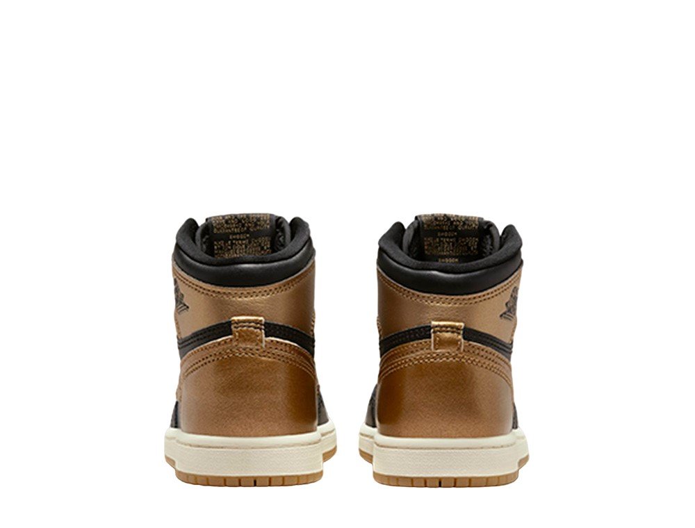 Buty Jordan 1 Retro High OG (PS) 'Black and Gold' (PS) Złote