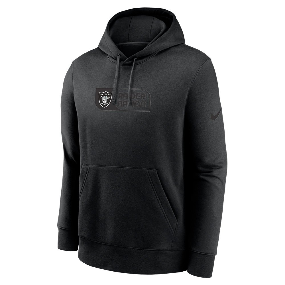 Nike French Terry Club Las Vegas Raiders Black Sweatshirt