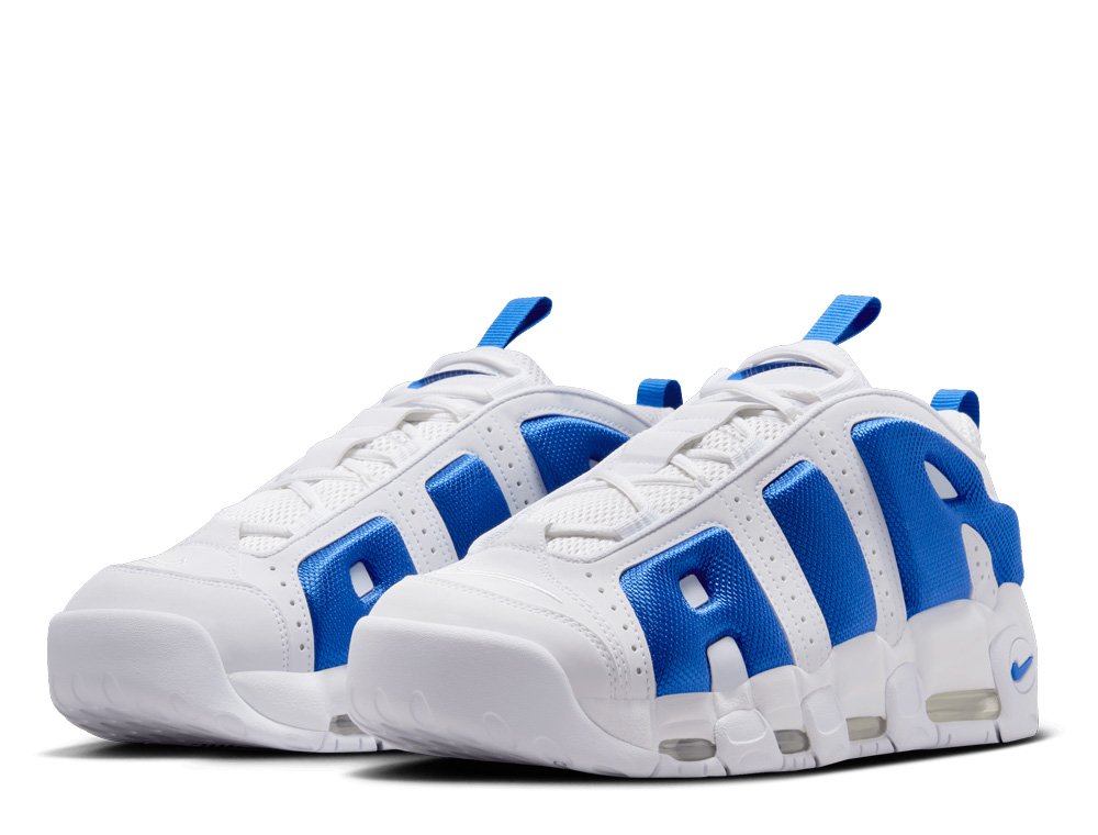 Nike Air More Uptempo Low 'White Hyper Royal' [FZ3055-101