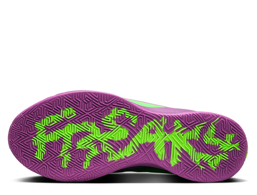 purple and green kyries