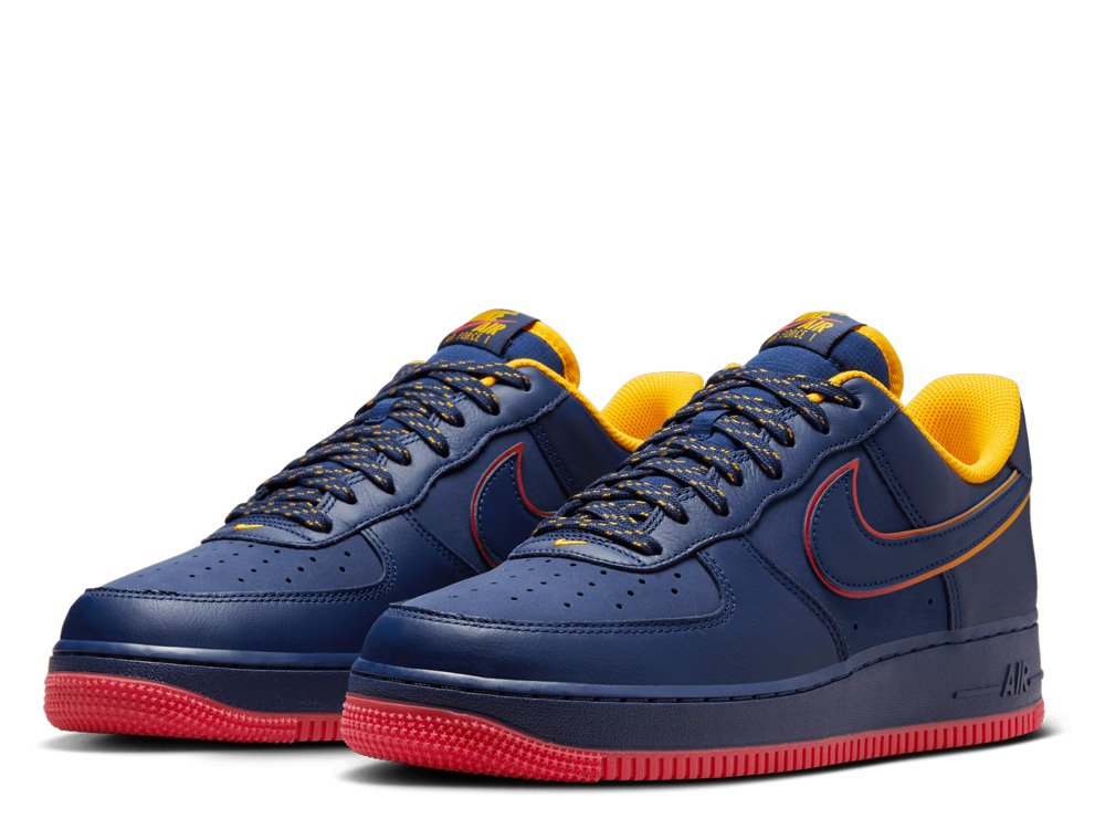 ★ナイキ★ Nike Air Force 1 07 LV8 Navy Blue HM9483-001 HM9483-001 Nike Air Force 1 Low '07 LV8 White Navy (Men's