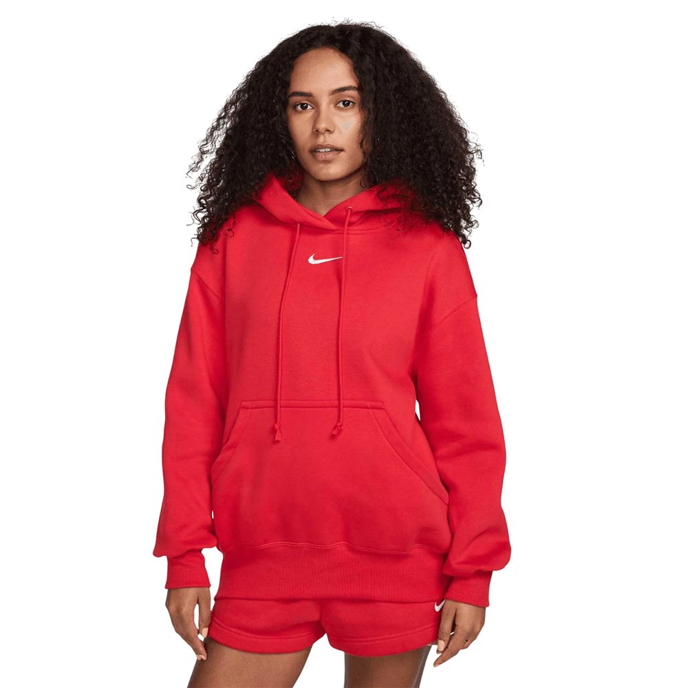 売れ筋商品|||ナイキ カットソー トップス レディース Women's Red Team USA Phoenix Fleece Pullover Sweatshirt Red Women's Nike USA Cropped Phoenix Fleece Red 1/2 Zip