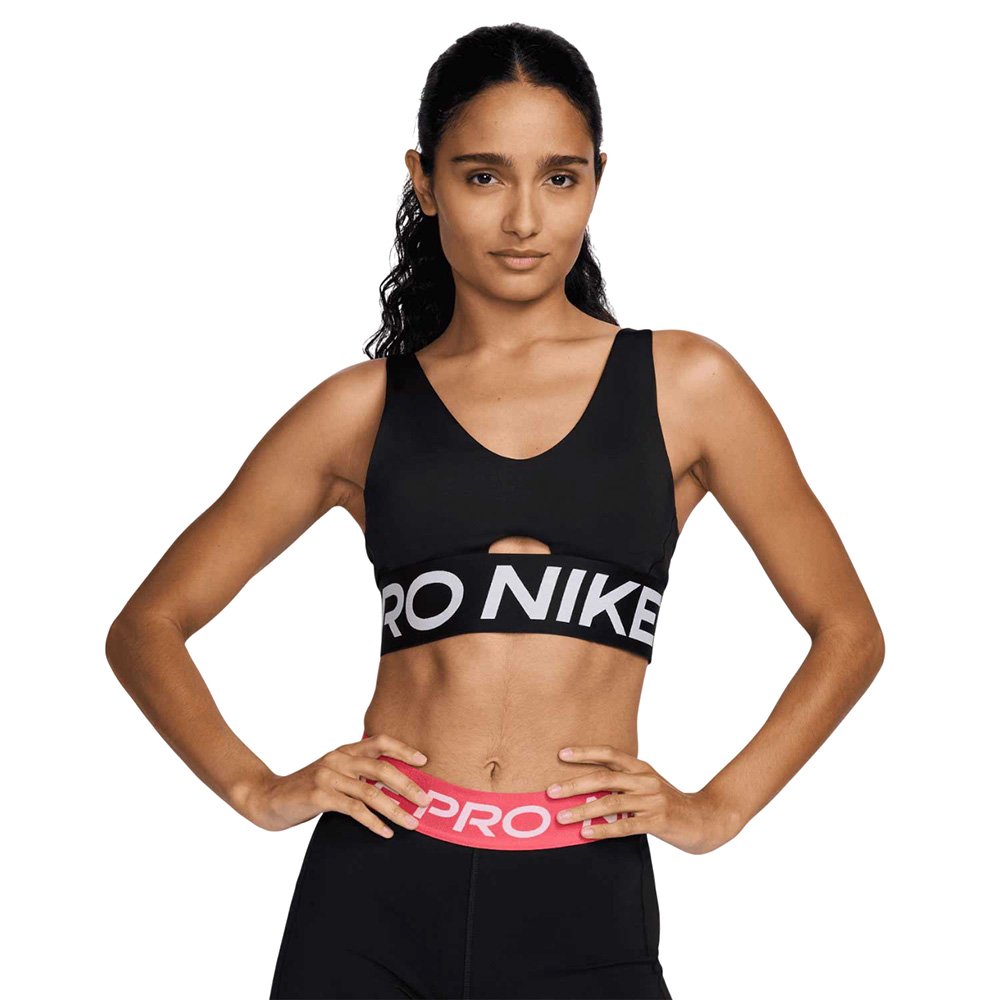 Nike Pro Indy Plunge Bra Black