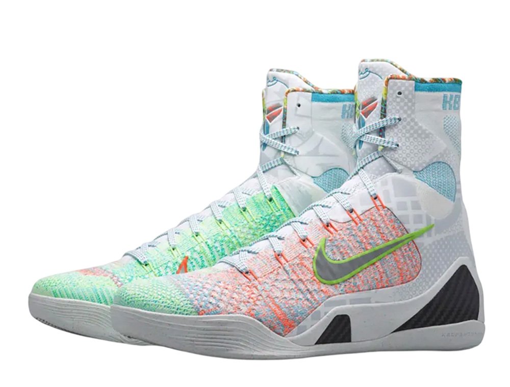 Nike Kobe 9 protoro high what theコービー Buty Nike Kobe 9 Elite High Protro “What The” White