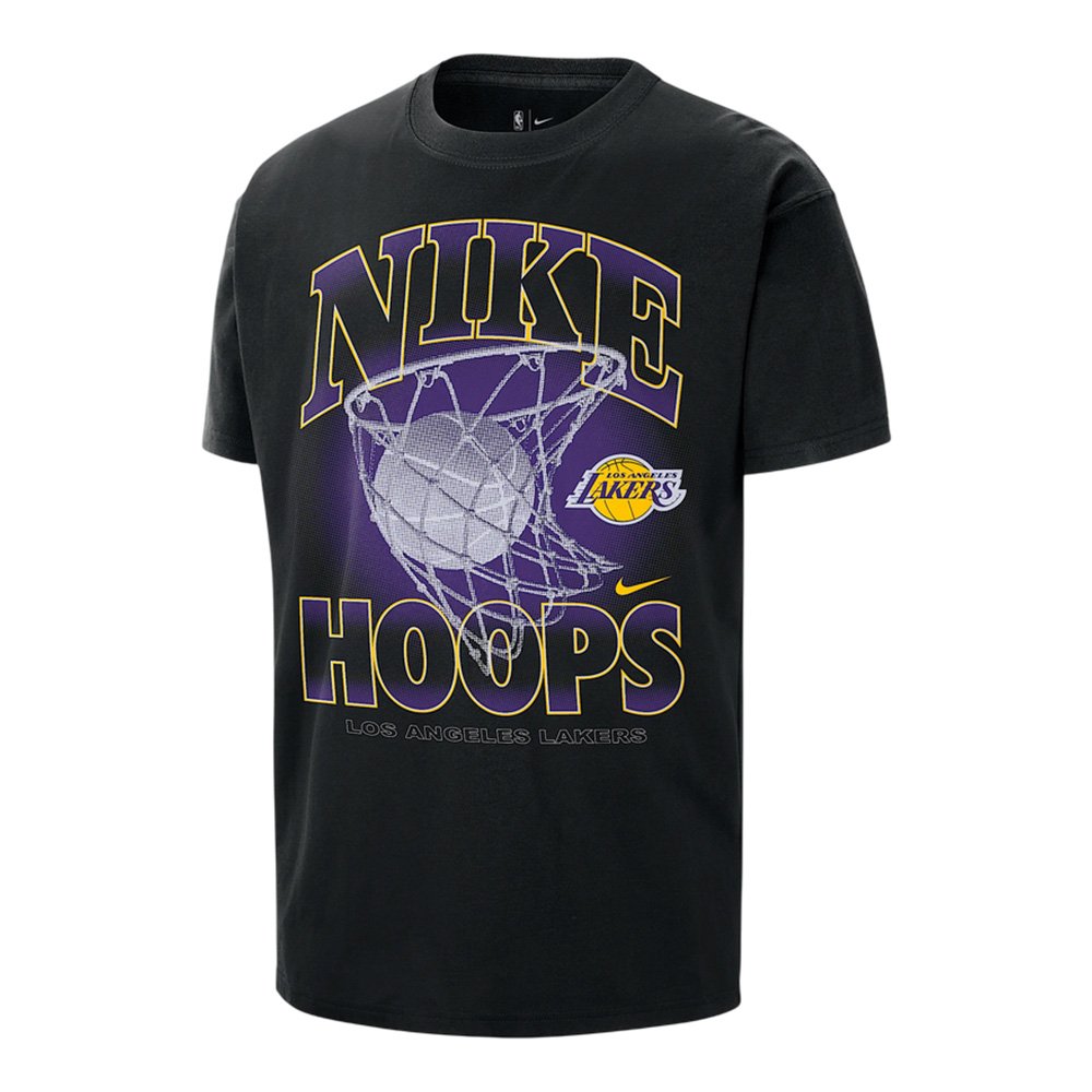 Nike NBA Max90 Courtside Los Angeles Lakers T-Shirt Black