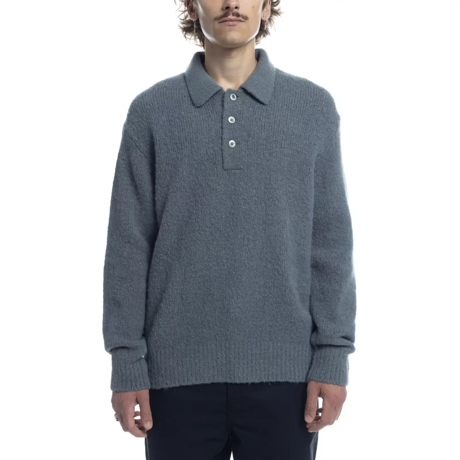 Sweatshirts Norse Projects Rasmus Relaxed Brushed Polo