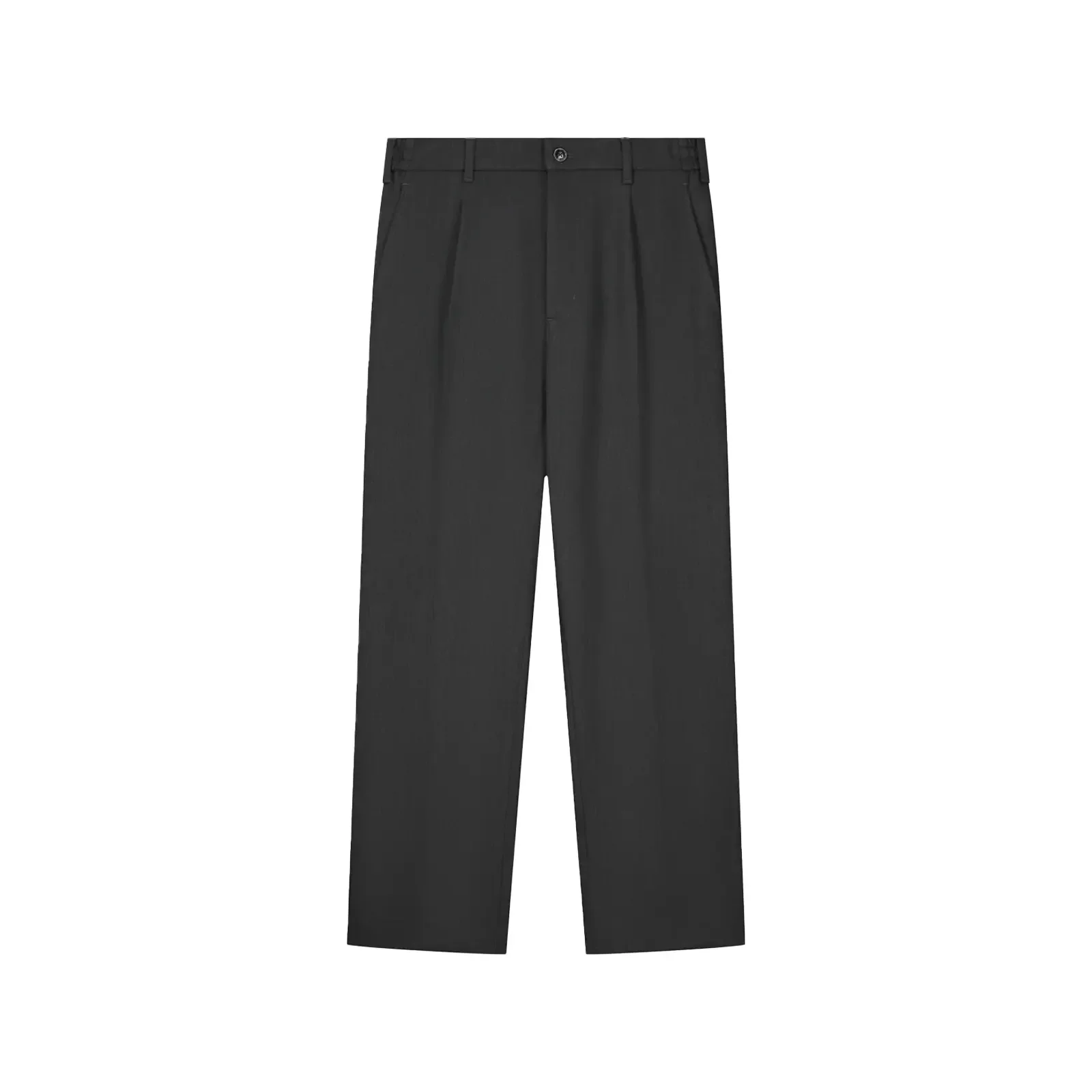 Pants and leggings Olaf Wool Pleated Pant 'Grey Melange