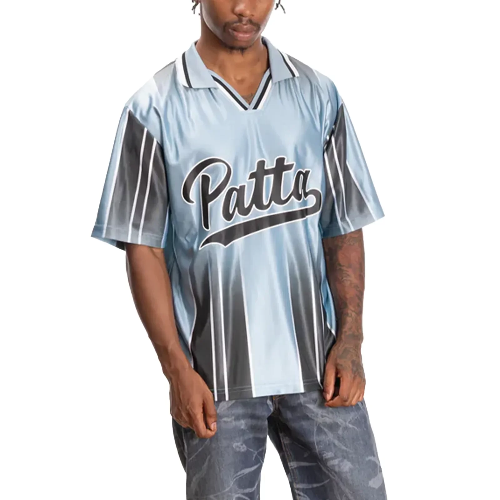 Tricouri Patta Peewee Sports Jersey 'Dusty Blue' (7030-298