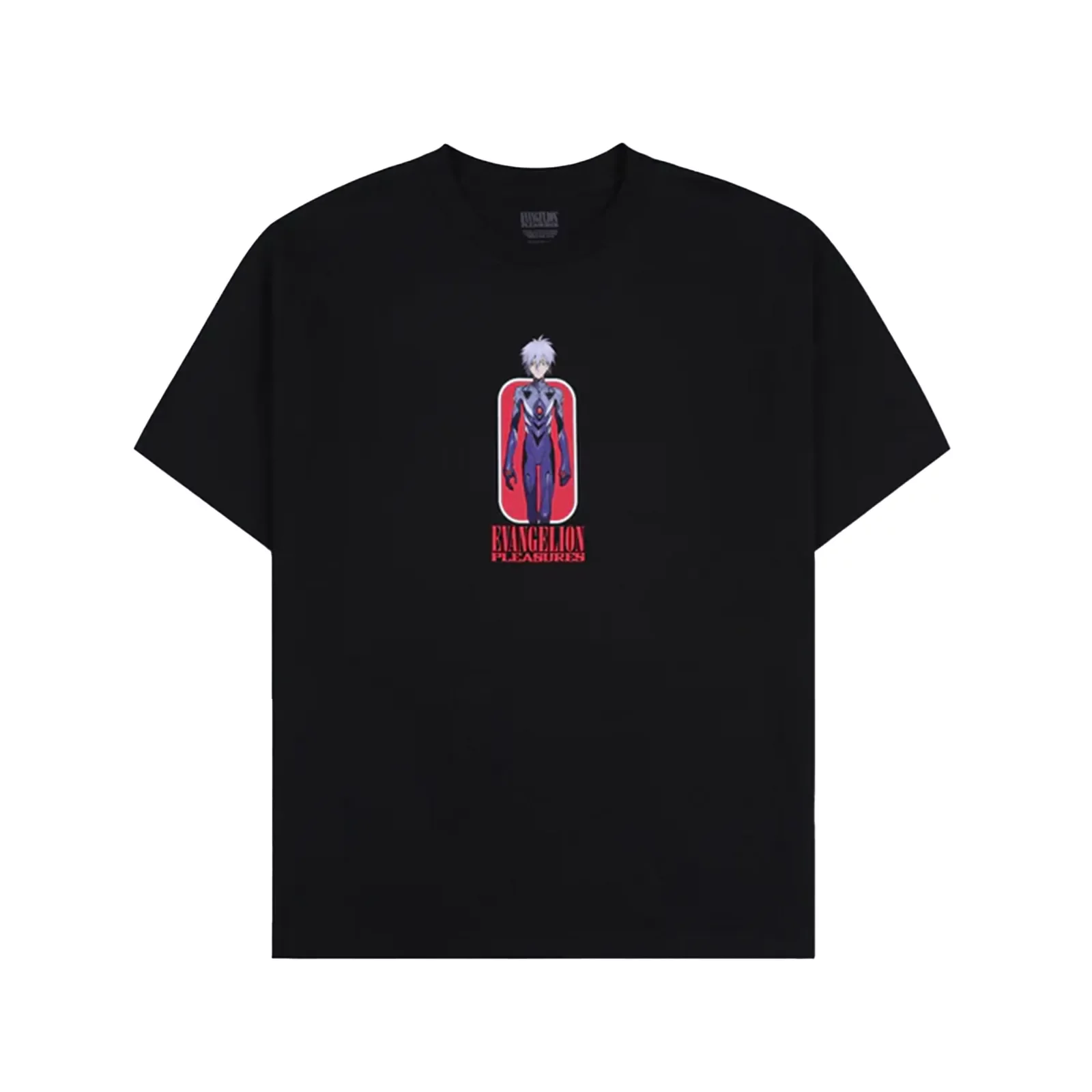 【PLEASURES】 ETERNAL T-SHIRT Black Koszulki Pleasures x Evangelion Kaworu T-Shirt 'Black