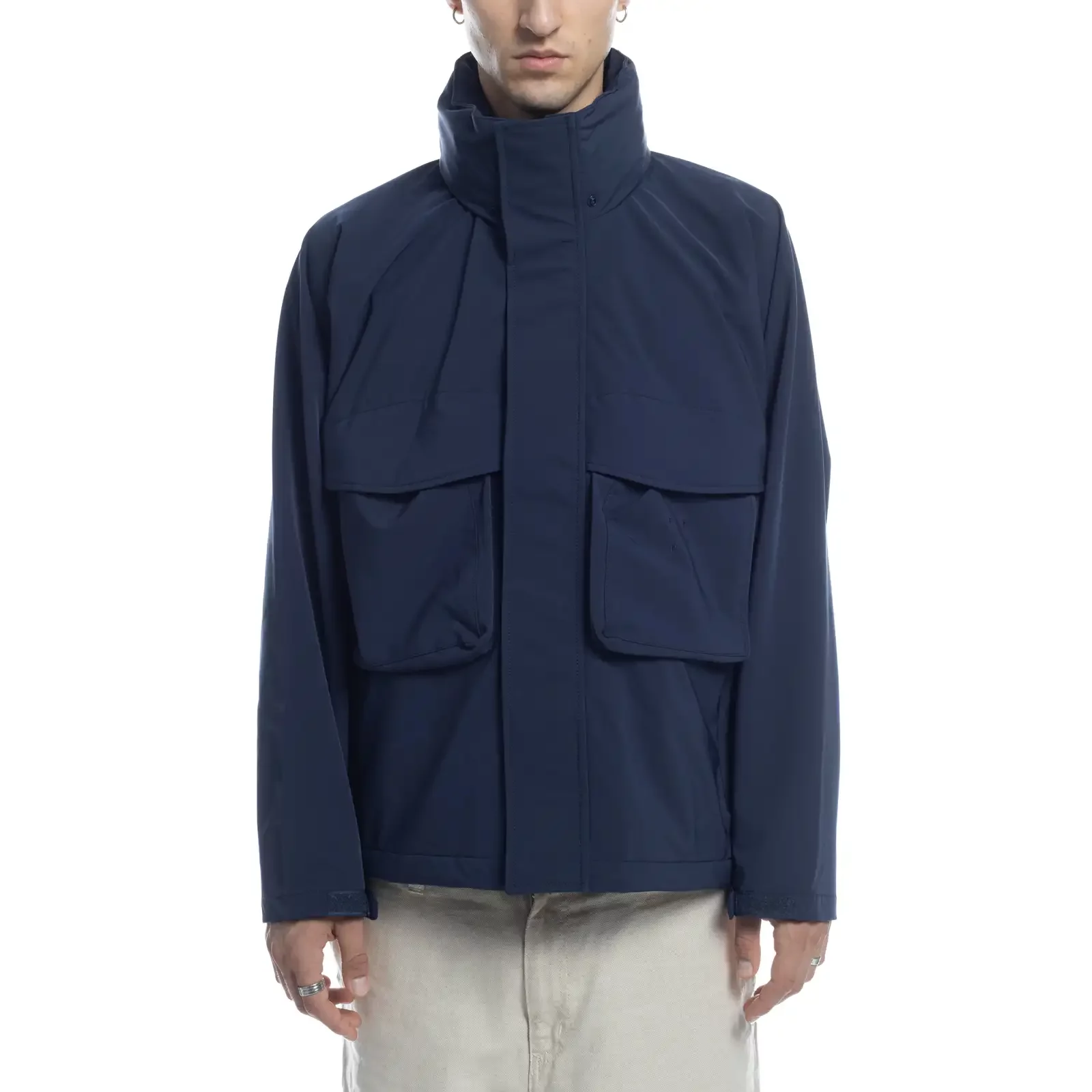 peate ピート 2way nylon jacket navy size1 Pierce Varsity Jacket | G.H.BASS