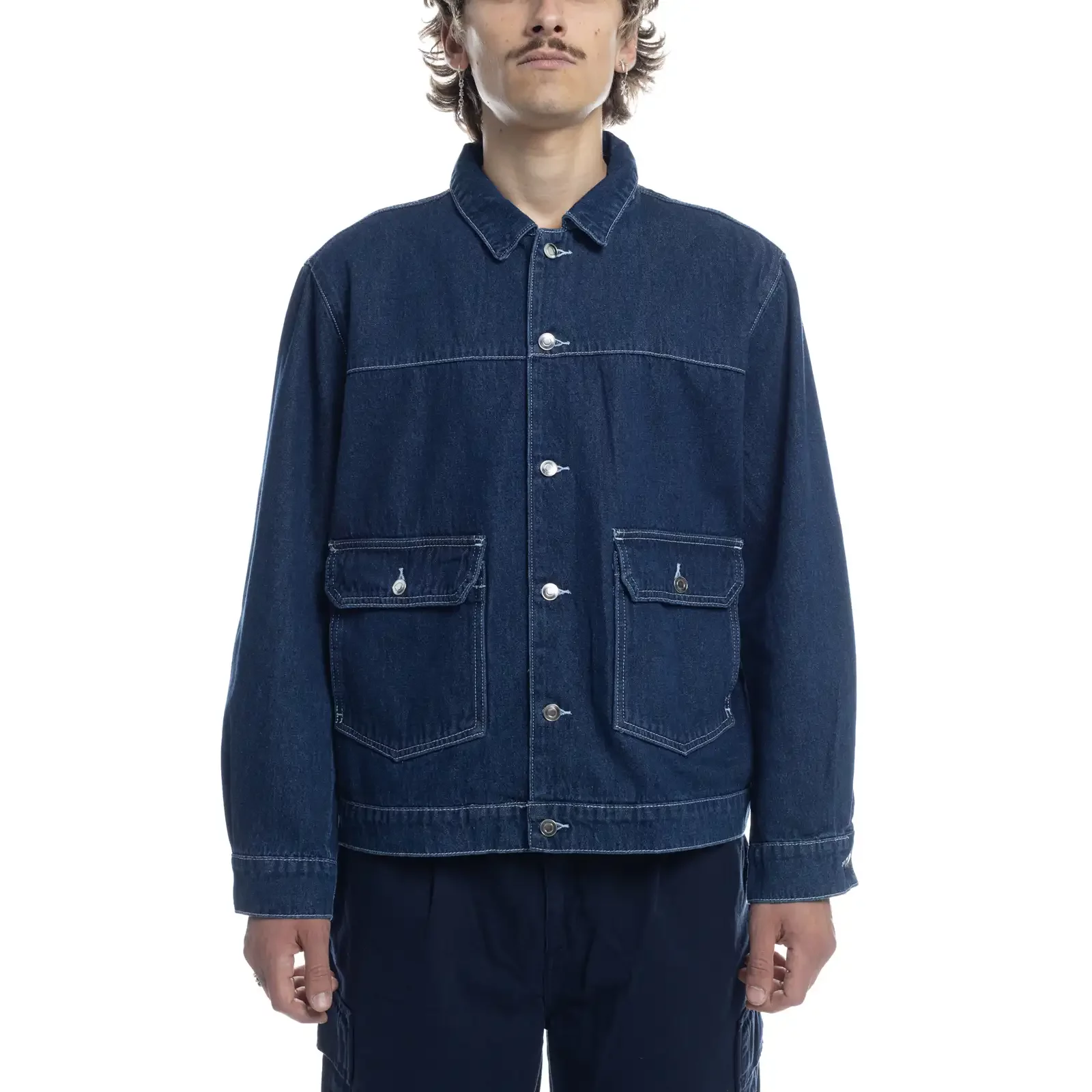 OVY POP UP限定！Euro Work Denim Jacket OVY New Release] Irresistibly elegant. This is the perfect