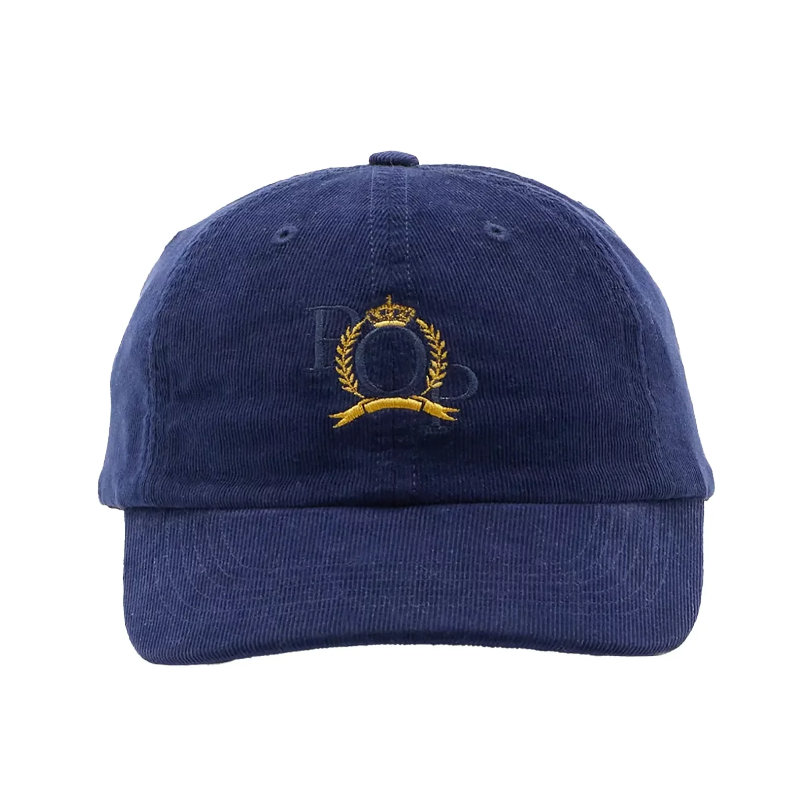 帽子 POP  MINICORD CREST SIXPANEL HAT NAVY Caps and bands Pop Trading Company Pop Minicord Crest