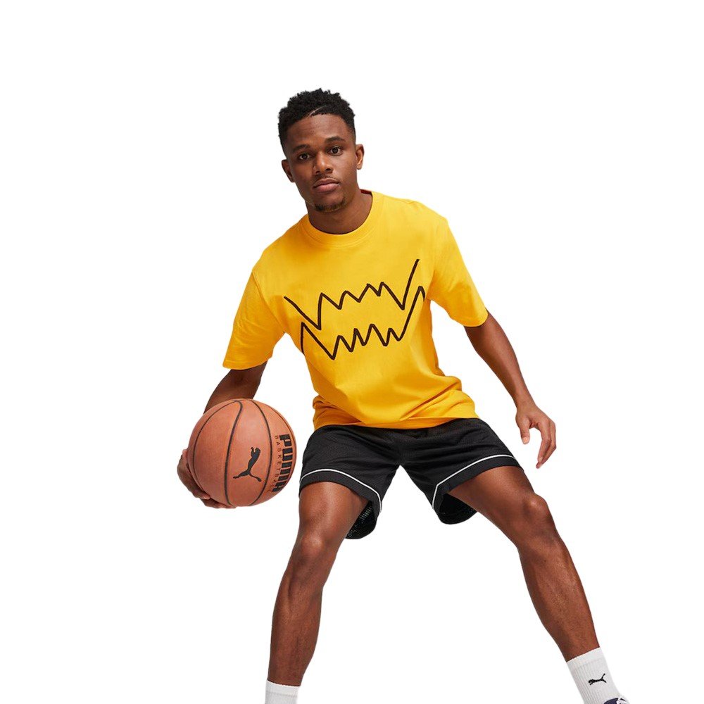 Koszulka Puma Jaws Core Żółta [62469802] - skstore.eu