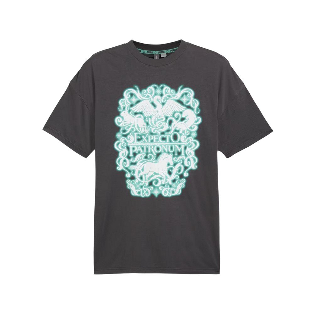 ◆PUMA◆ Puma X Harry Potter Oversized Graphic Tee Black 630 PUMA x HARRY POTTER Oversized Graphic Tee | PUMA