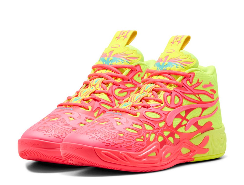 Puma MB.04 1Love Pink Alert-Yellow Alert shoes [31053201 Puma MB.04 1Love Pink Alert-Yellow Alert shoes [31053201