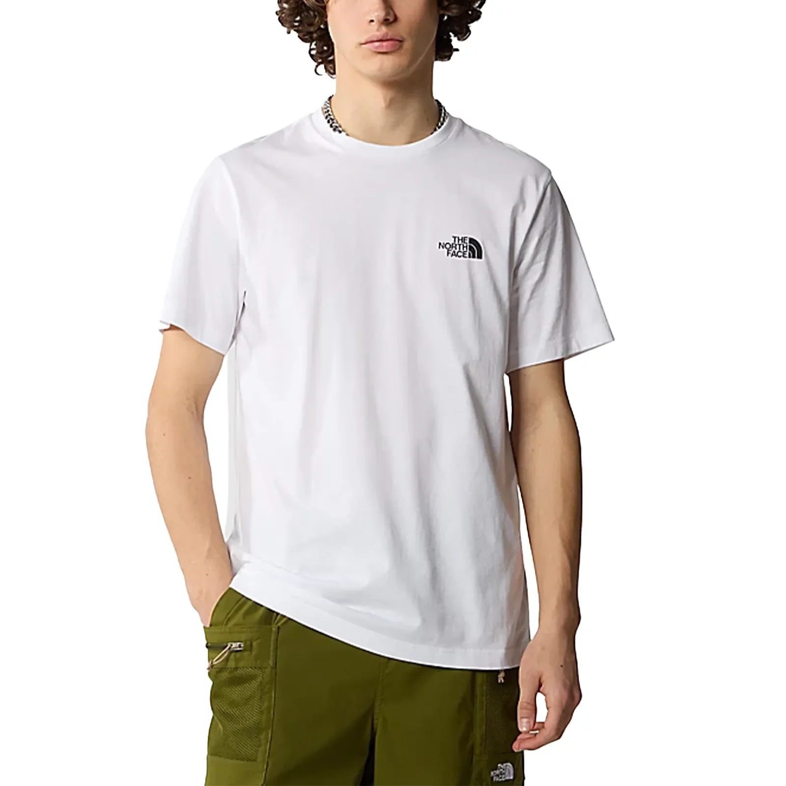 THE NORTH FACE★24SS★STINSON S/S R/TEE_NT7UQ04 Koszulka The North Face 24/7 0A895H7OR1 męska, niebieska