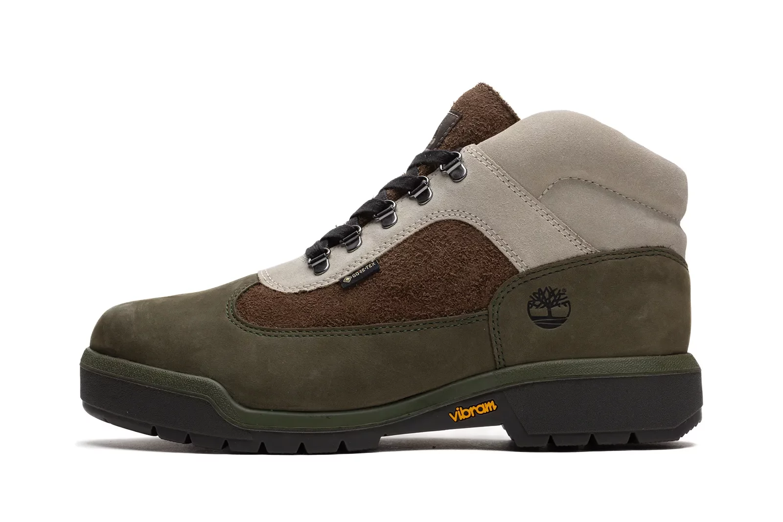Boots Timberland Mid Lace Waterproof Boot 'Dark Green Nubuk