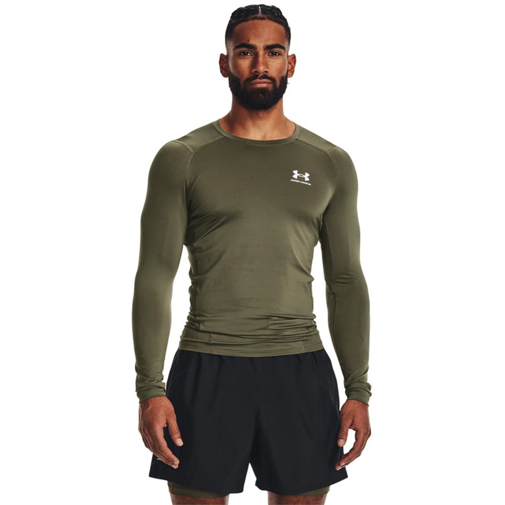 Koszulka Under Armour UA HG Armour Comp LS Zielona [1361524