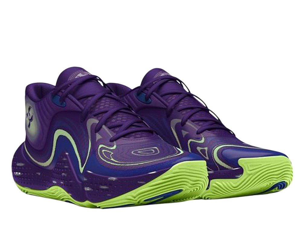 Under Armor Spawn Mid Start of Season Shoes Purple