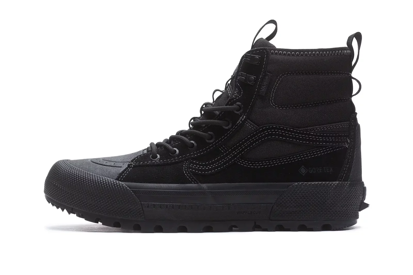 Vans Footwear Vans Mte All Black SK8 Hi MTE Vans Mens Shoes In