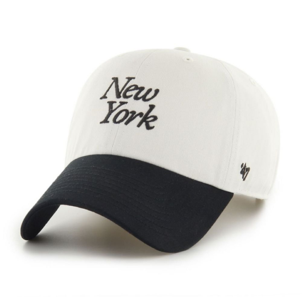 47Brand MLB New York Yankees Foundation Script White Cap