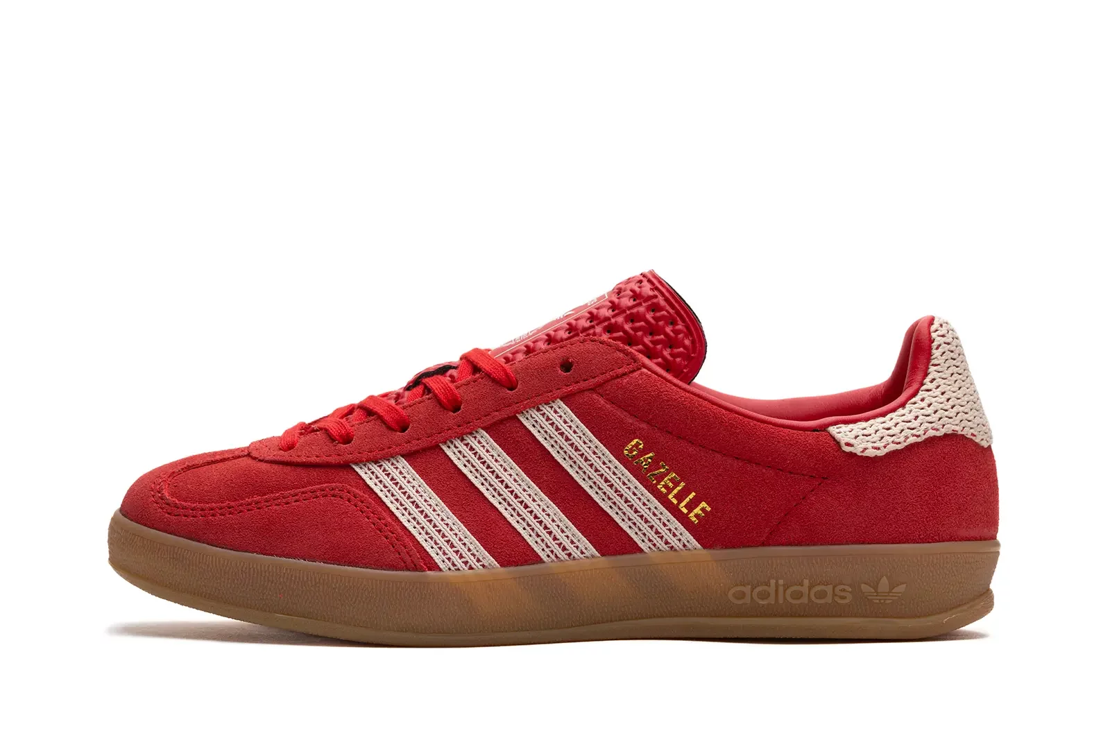 【送料&関税込】Adidas Gazelle Indoor Sneakers In Red Suede adidas Originals Gazelle Indoor sneakers in red with crochet