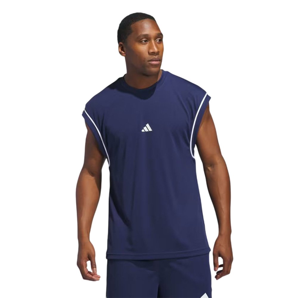 ◆adidas◆ Adidas Basketball All World Sleeveless Tank Top J adidas Basketball All-World Sleeveless Tank Navy Blue