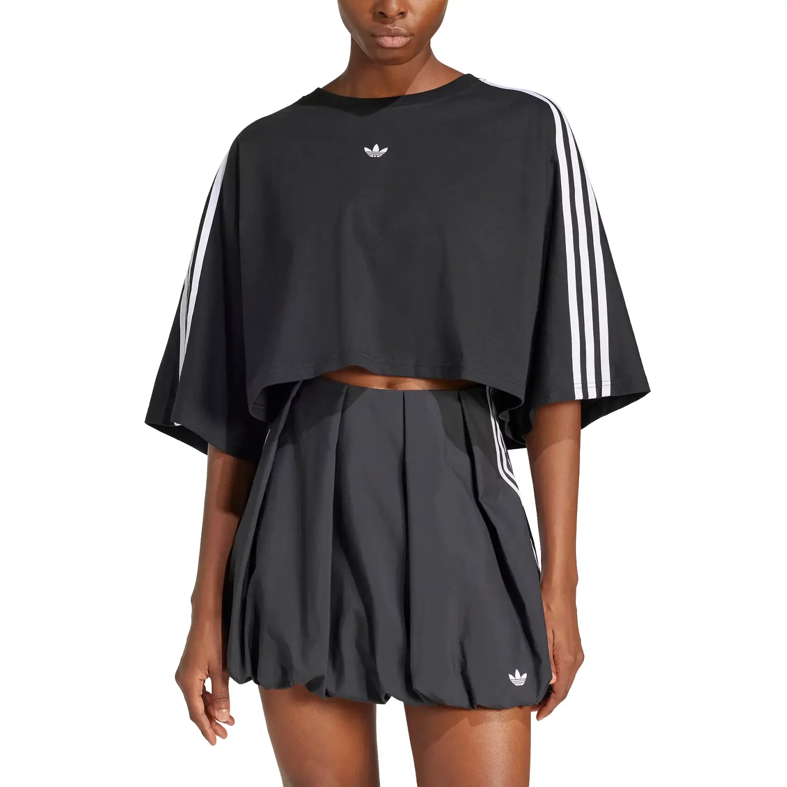 ★adidas★ ADILENIUM 3 Boxy Oversized Tee Black Koszulki adidas Adilenium Season 3 Boxy Oversized Tee 'Black
