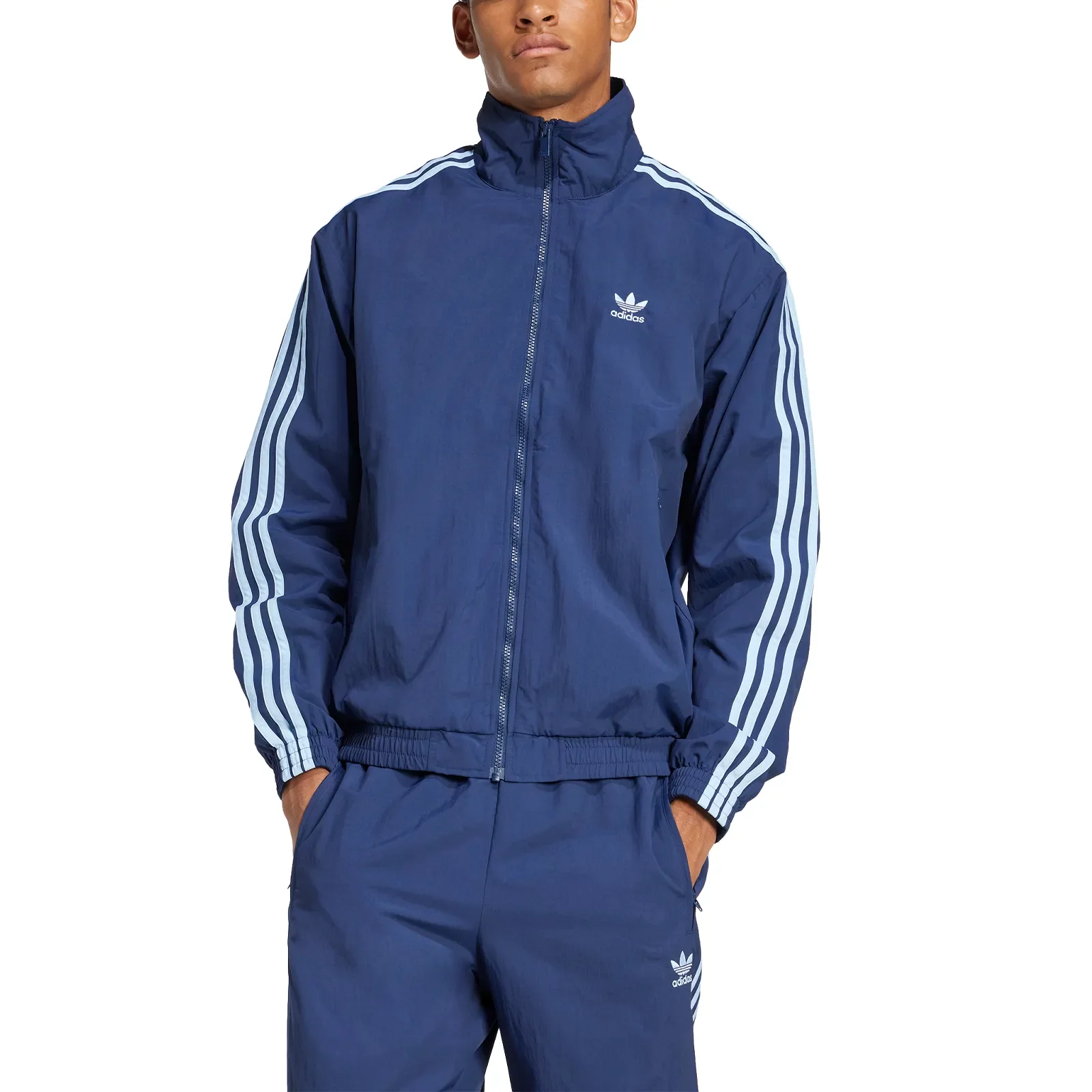 Bluzy adidas Firebird Track Top 'Navy' (JP1253) | WSS