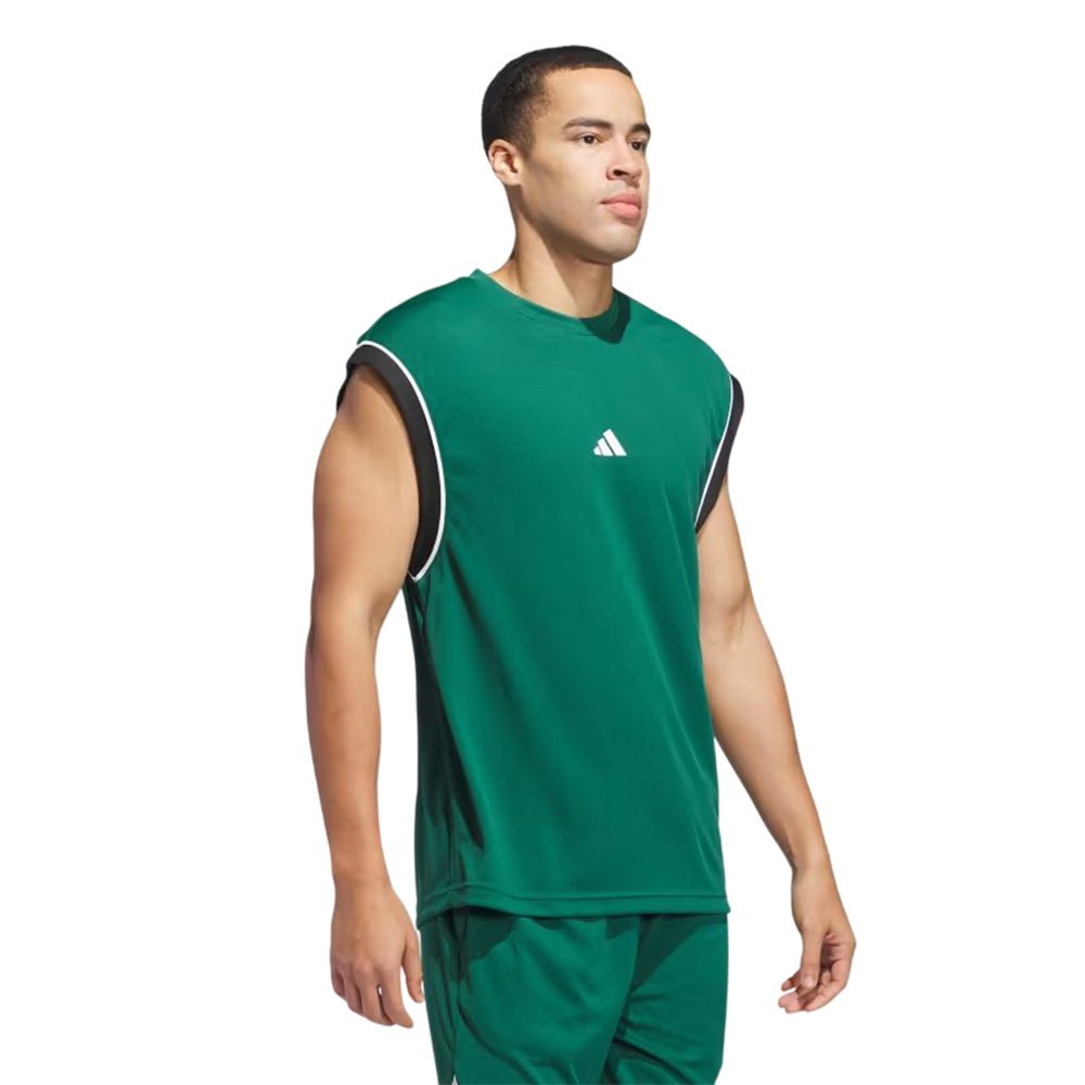 adidas Basketball All-World Sleeveless Tank Green [JN4721
