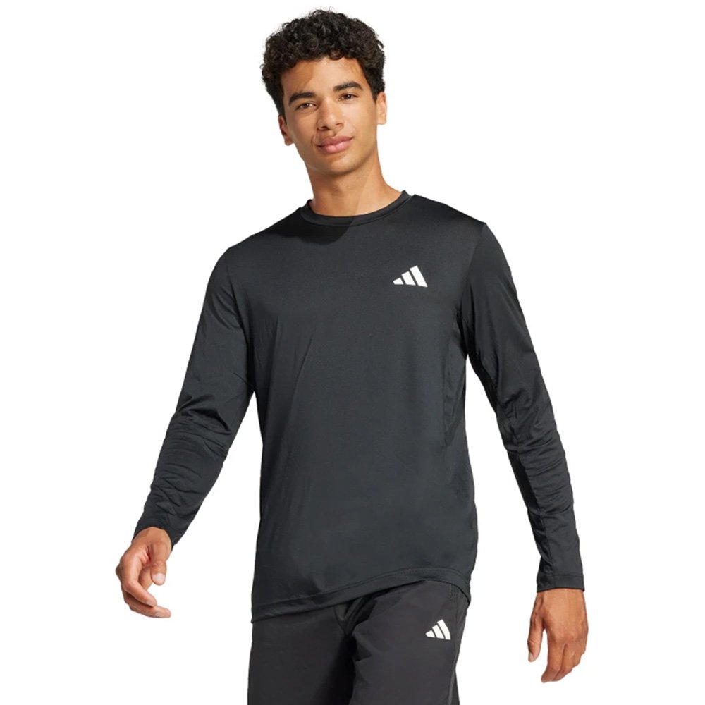 ★ adidas★ Train Essentials Long Sleeve Base Layer Tee JC7 adidas Train Essentials Long Sleeve Tee Black Men's - SS25 - US