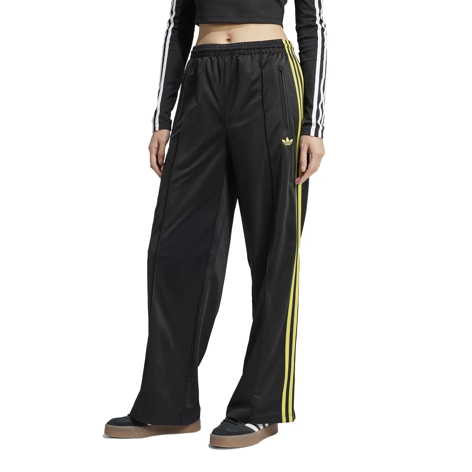 適当な価格 and Pants leggings 'Black W Pants Track Firebird adidas トップス