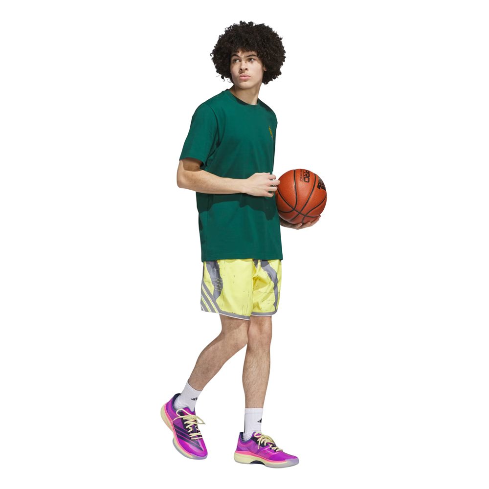 adidas Hoops for All Graphic T-shirt Green [JI7102] - skstore.eu