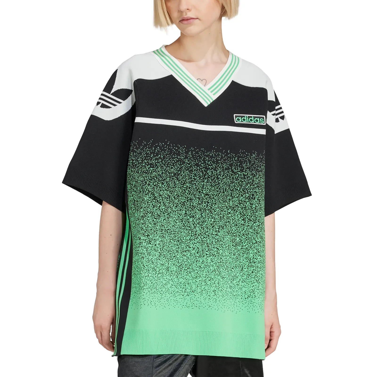 T-shirts adidas Basketball Long Tee 'Semi Screaming Green