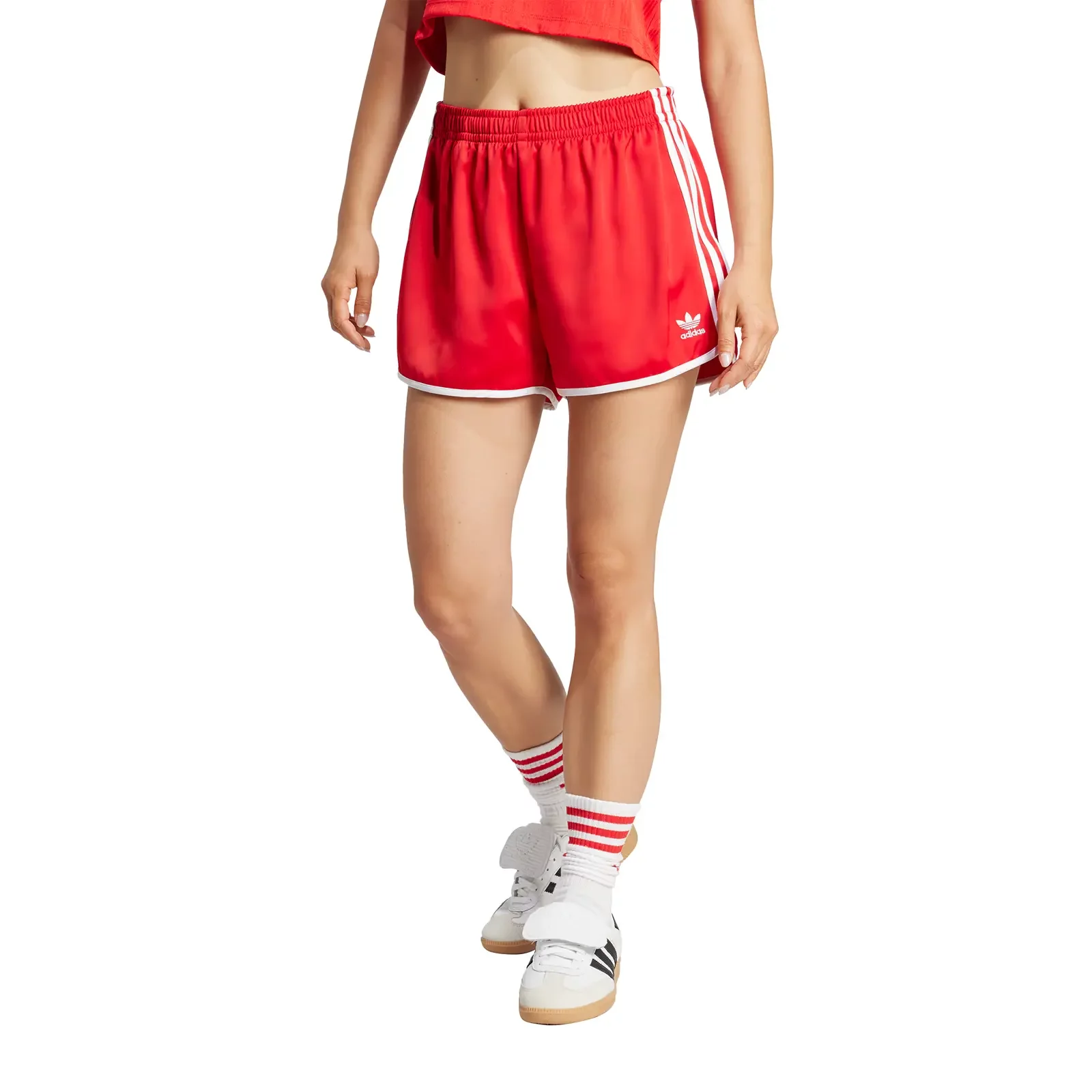 【レグ】 Shorts adidas 3-Stripes Sprinter 'Better Scarlet' (JD3120) | WSS