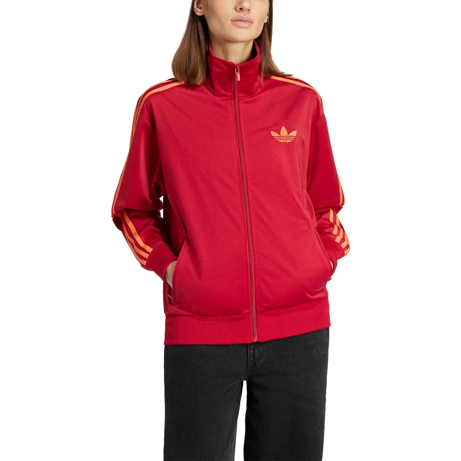 Sweatshirts adidas Firebird Loose Track Top W 'Team Victory