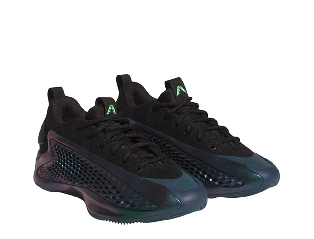 adidas Anthony Edwards Low (GS) Arctic Night/Core Black/Screaming Green  shoes