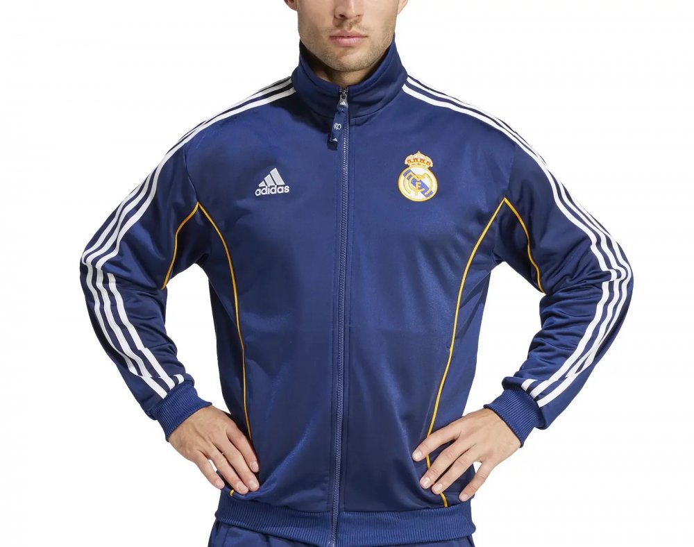 トゥー Sweatshirts adidas Real Madrid 99/00 Track Top 'Dark Blue