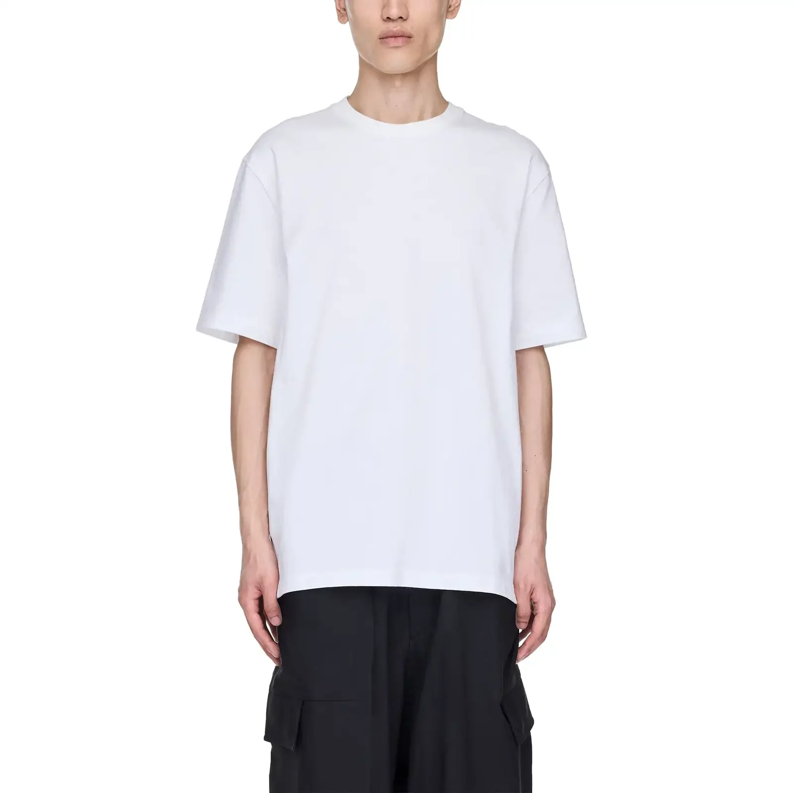 Tシャツ・カットソー Y-3 FW25 White cotton t-shirt (KB2607 COREWHITE) T-shirts adidas Y-3 Merch Short Sleeve Tee 'Core White