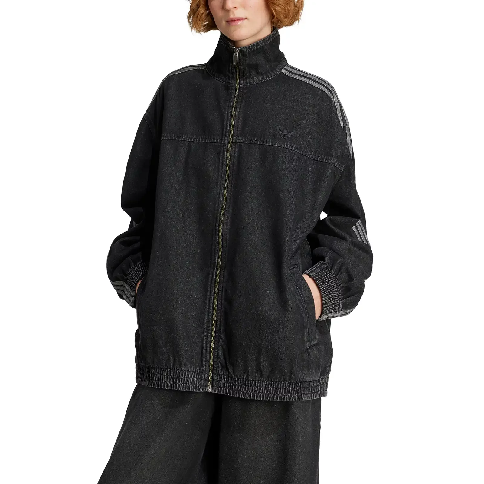 Sweatshirts adidas Adicolor Denim Track Top W 'Black