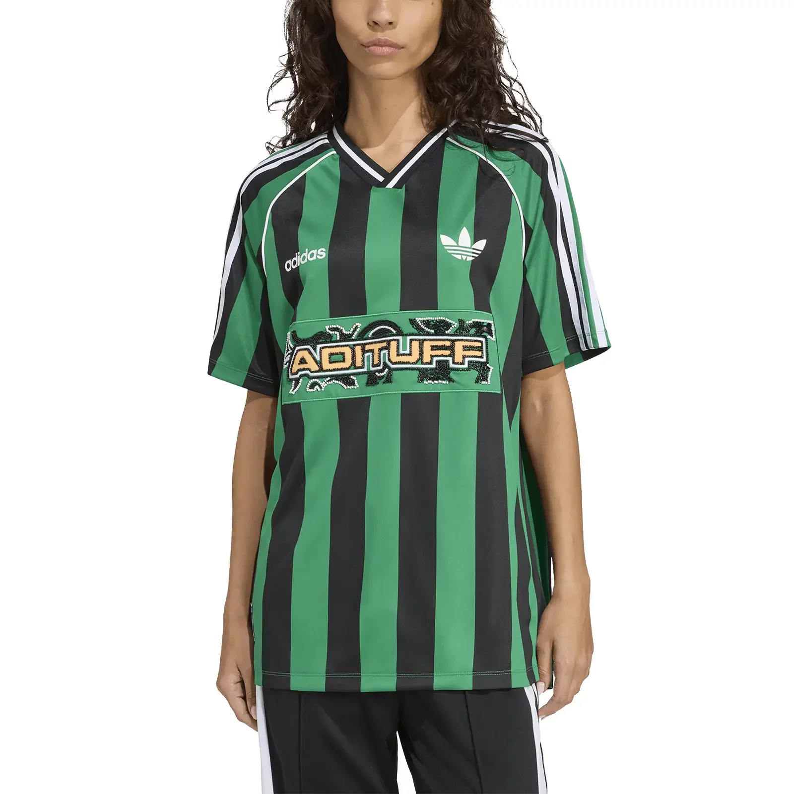 T-shirts adidas Beads Jersey W 'Green' (KD2273) WSS